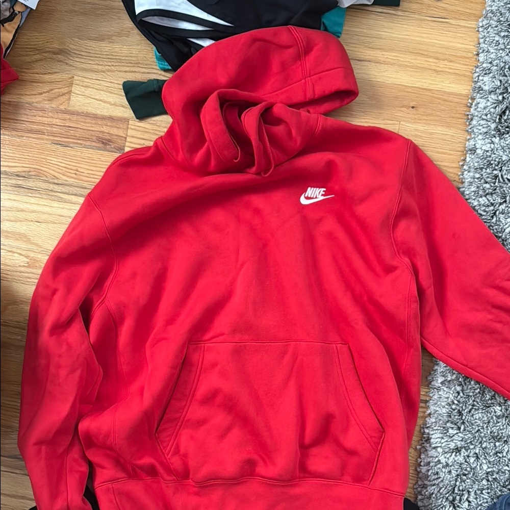 Nike Vibrant Red Pullover Hoodie